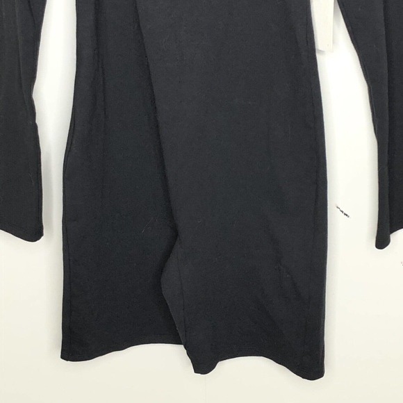 NWT Good American Womens Essential Biker Jumpsuit Size Medium Black Long Sleeve - Picture 7 of 10